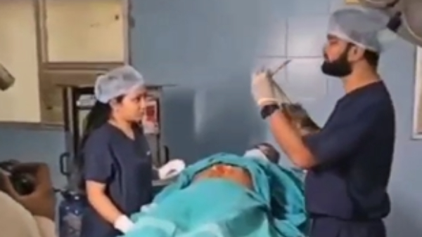  Doctors Have Conducted A Pre-Wedding Shoot In The Operation Theater At Chitradurga