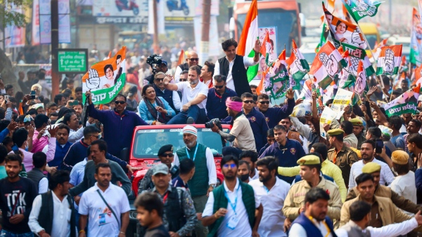 Lok Sabha election 2024: Rahul Gandhis Bharat Jodo Nyay Yatra and Smriti Irani visit the Uttar Pradesh