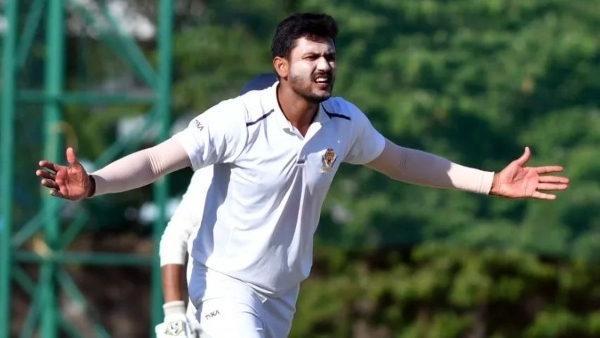 Ranji Trophy: Railways Falter at 155, Karnataka Stumbles to 90/6 in High-Stakes Battle Ranji Trophy: Railways Falter at 155, Karnataka Stumbles to 90/6 in High-Stakes Battle