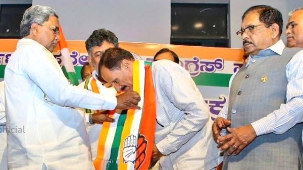  SP Muddahanumegowda Joins Congress; CM Siddaramaiah Extends Warm Welcome
