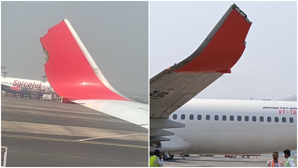 Unusual Mishap at Kolkata Airport Causes Damage to Wingtips of 2 Aircraft Unusual Mishap at Kolkata Airport Causes Damage to Wingtips of 2 Aircraft
