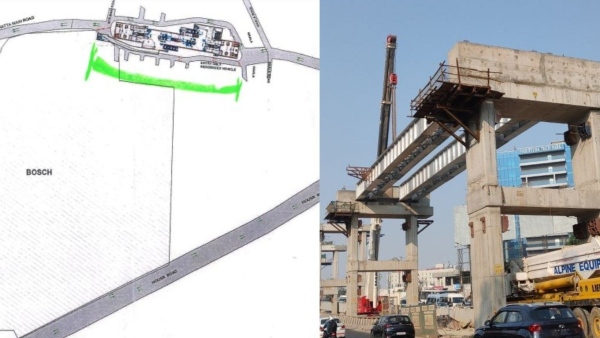 Bannerghatta Road Closed for a Year from April 1 Due to Namma Metro Pink Line Construction