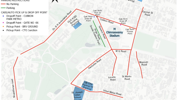 IPL 2024 Bengaluru police issue traffic advisory amid of RCB vs KKR IPL match IPL 2024 Bengaluru police issue traffic advisory amid of RCB vs KKR IPL match