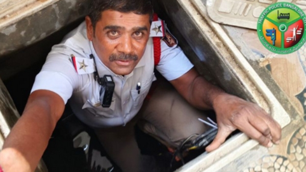 Byatarayanapura PSI Punctually Saved The Life Of A Two Year Old Child