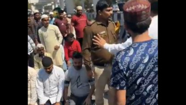 Delhi Cop Manoj Tomar was Suspended for Kicking Members Offering Namaz in Inderlok