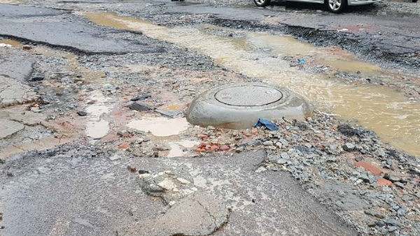 Fate of the concrete road that was favored by Bengaluru s Andanappa layout Fate of the concrete road that was favored by Bengaluru s Andanappa layout