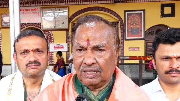 Is K S Eshwarappa Contest Against B Y Raghavendra In Shivamogga Lok Sabha Consistency