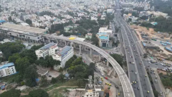 Namma Metro BMRCL will be build 250 Meter Travelator Skywalk Between Yellow lin- Blue Line stations Namma Metro BMRCL will be build 250 Meter Travelator Skywalk Between Yellow lin- Blue Line stations