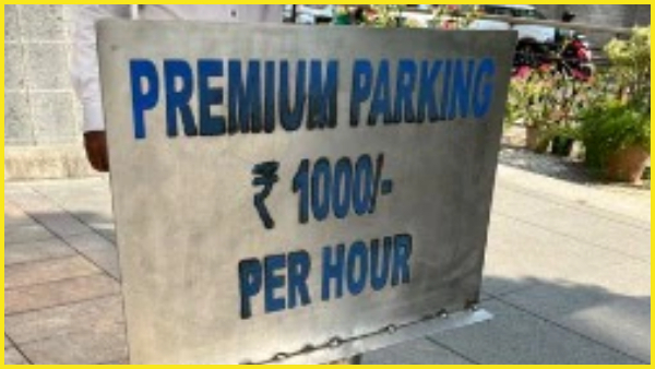 Bengaluru mall s Premium Parking Charge is Rs 1 000 Per Hour See Viral pic