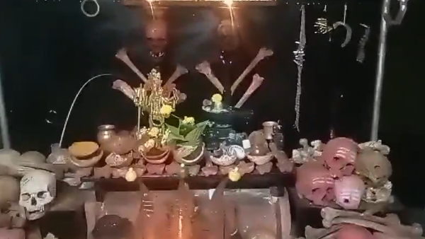 25 Human Skulls Were Found In One House At Ramanagara Bidadi