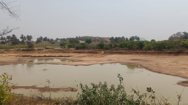 Sunlight water shortage water problem in more than 30 villages of Chikkaballapur
