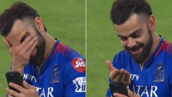 IPL 2024 Cricketer Virat Kohli video calls Anushka Sharma After RCB Won Internet reacts