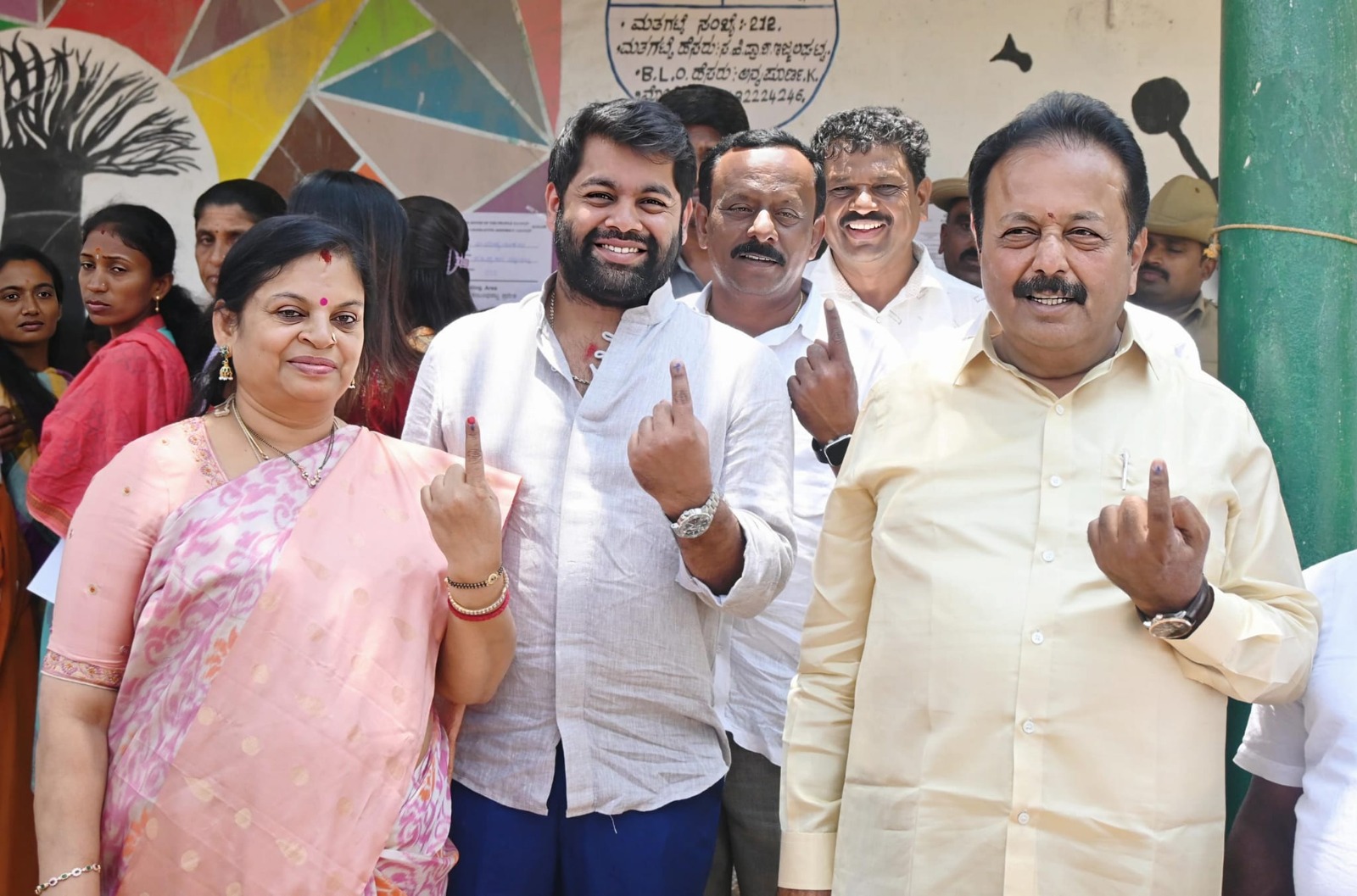 ಕೃಷಿ ಸಚಿವ ಚಲುವರಾಯಸ್ವಾಮಿ ಮತದಾನ