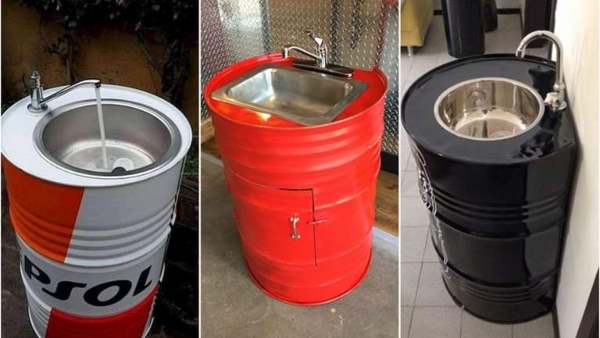 Unique Style Toilet Made Barrel Shaped By Leakage Tanker Photo Viral See Specialities