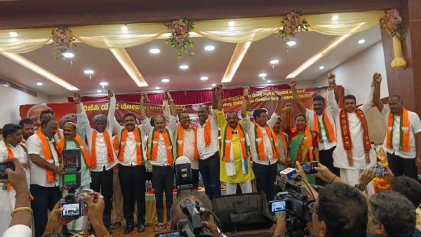 BJP State President B Y Vijayendra Lok Sabha Election Camping In Udupi District BJP State President B Y Vijayendra Lok Sabha Election Camping In Udupi District
