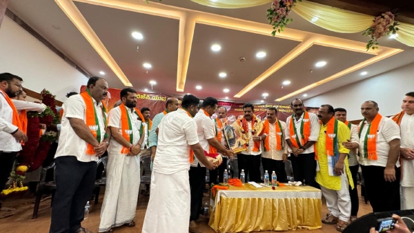 BJP State President B Y Vijayendra Lok Sabha Election Camping In Udupi District BJP State President B Y Vijayendra Lok Sabha Election Camping In Udupi District