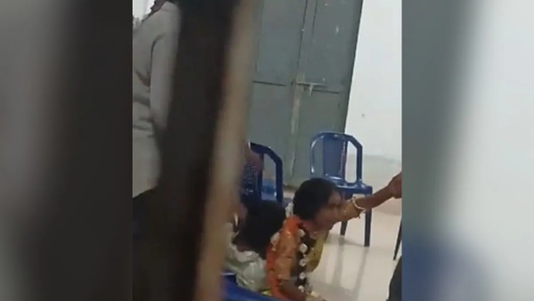 Bride abducted tries by putting chilli powder in groom s eyes Video goes viral