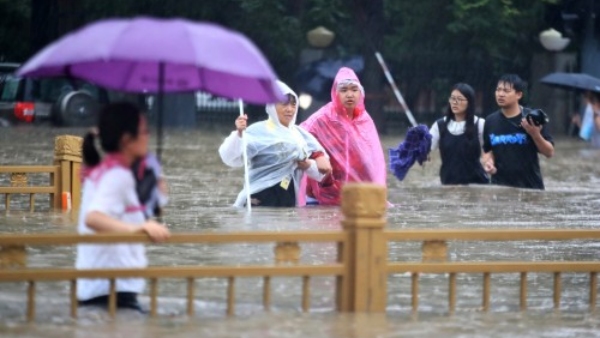 Terrible floods in China Chinese are afraid of rain