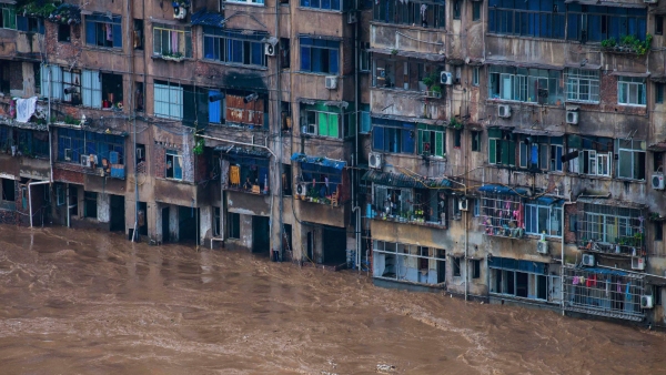 Terrible floods in China Chinese are afraid of rain
