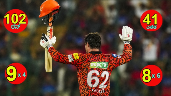 RCB vs SRH Klaasen Steals Spotlight as Head Smashes Century Highest Run Record in IPL