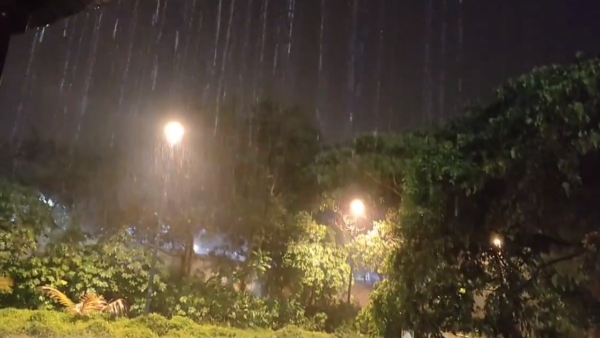 Heavy Rain Reported At Parts of Hubballi And Many Parts Of North Karnataka