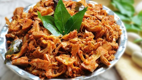 How to make raw jackfruit fry Halasinakayi palya recipe How to make raw jackfruit fry Halasinakayi palya recipe