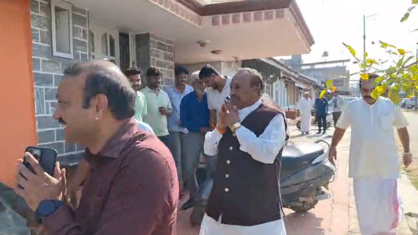 BJP Rebel Candidate K S Eshwarappa Election Campaign In Shivamogga Lok Sabha Constituency BJP Rebel Candidate K S Eshwarappa Election Campaign In Shivamogga Lok Sabha Constituency