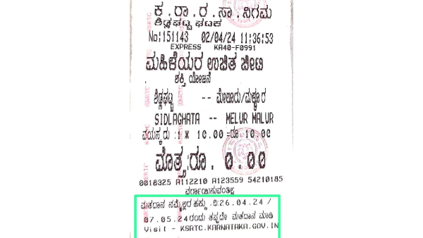 KSRTC Bus Tickets Raise Awareness for 2024 Lok Sabha Elections Voting