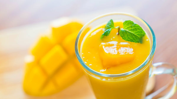 How to make Mango Maaza juice recipe explained with step by step