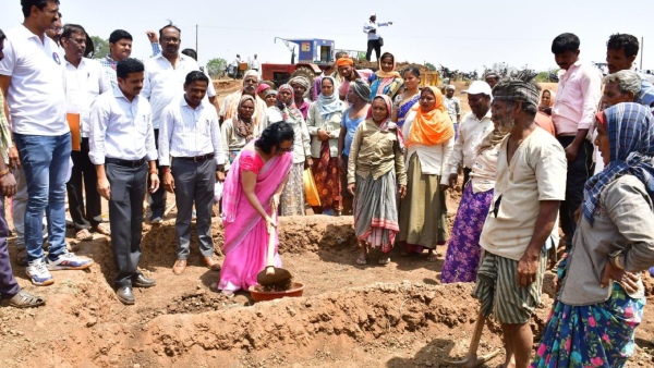 MGNREGA gives livelihood to rural people during drought