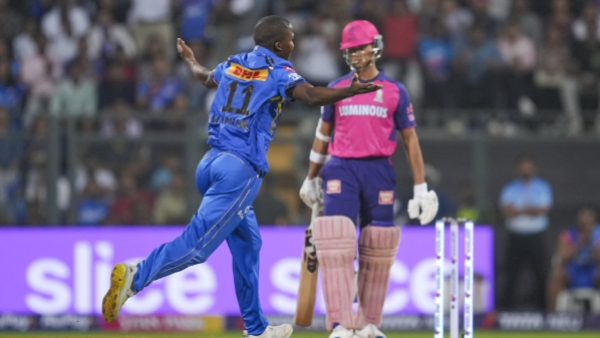 MI vs RR Rajasthan Royals Beat Mumbai Indians Hattrick defeat for Hardik team