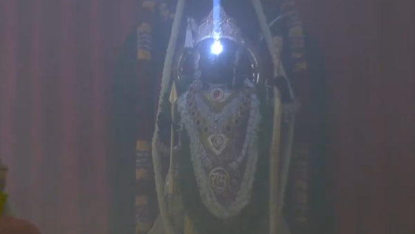 PM Modi Expresses Emotion at Sight of Ram Lalla s Surya Tilak Observes Video Barefoot PM Modi Expresses Emotion at Sight of Ram Lalla s Surya Tilak Observes Video Barefoot