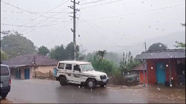 Rain start in Across Chikkamagaluru District Afternoon