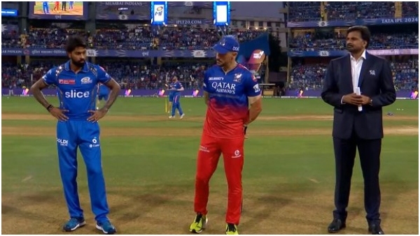 RCB vs MI Mumbai Indians Win the Toss Opt to Bowl First Will Jacks Makes Debut for RCB