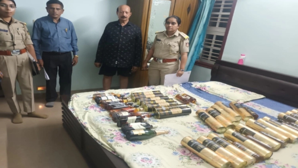 More than 1 Lakh Of Rupees Worth Of Military Liquor Found In Udupi BJP Leader s House