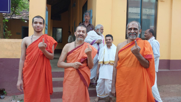 Lok Sabha Election 2024 Udupi Chikkamagaluru BJP Candidate Kota Srinivas Poojary Voted
