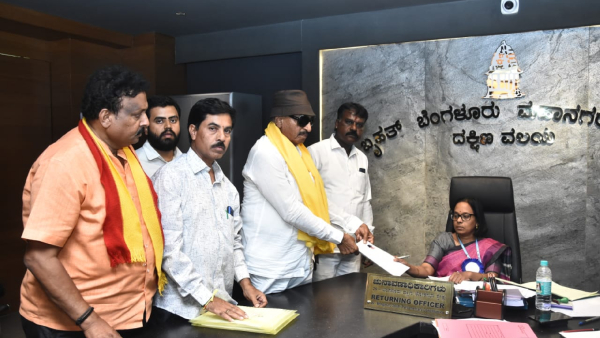 Lok Sabha Election 2024 Vatal Nagaraj files nomination from bengaluru South constituency