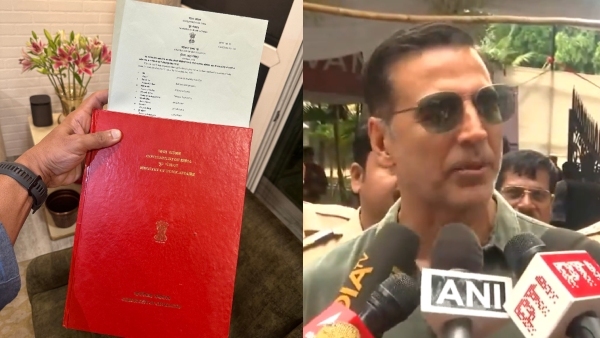 Lok Sabha elections 2024 Actor Akshay Kumar casts vote for the first time