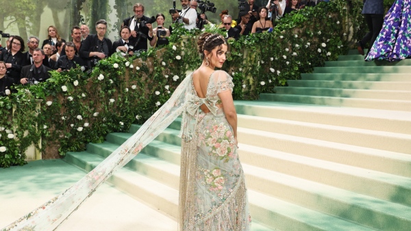 Met Gala 2024 Bollywood star Alia Bhatt rocks in Sabyasachi saree