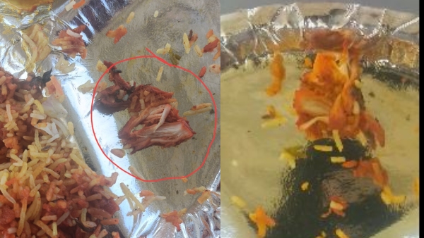 Viral Video Chicken Found in Paneer Biryani A Man Order in Zomato App