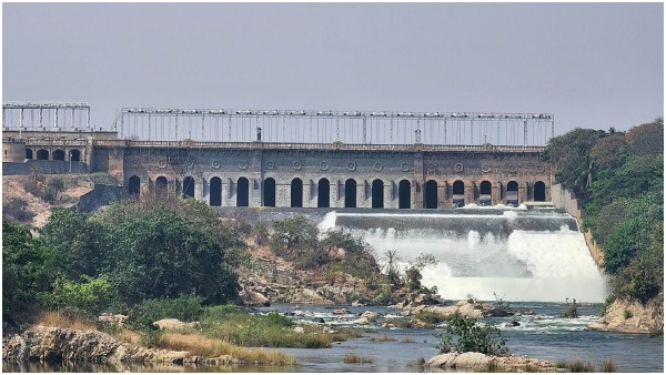 KRS Dam 80 25 Feet Of Water Is Stored In KRS Reservoir