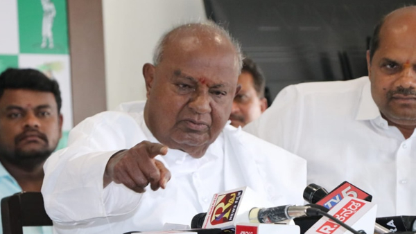 Return Immediately HD Deve Gowda Letter To Hassan MP Prajwal Revanna