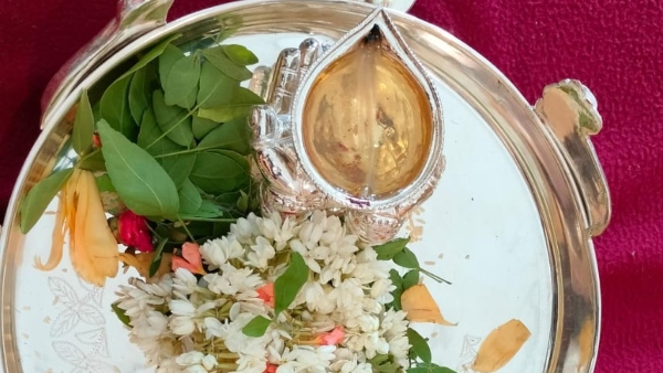 Devotees gave a special silver plate to Male Mahadeshwara temple