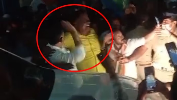 DK Shivakumar slapped the Congress leader in savanoor
