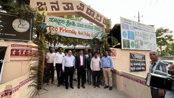 Lok Sabha Election 2024 Traditional polling booths to welcome voters