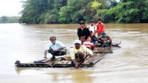 The Hanging Bridge Is A Base For The People Of Teppada Kandi Near Kushalnagar In Kodagu