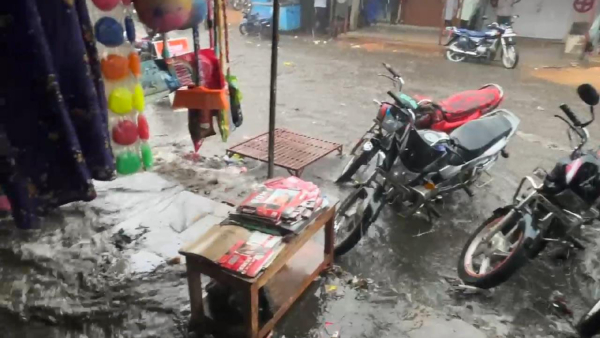 Heavy rain in Hanur Taluk today evening Heavy rain in Hanur Taluk today evening