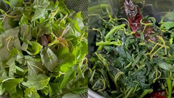 How to make Harive soppina chutney recipe explained with step by step