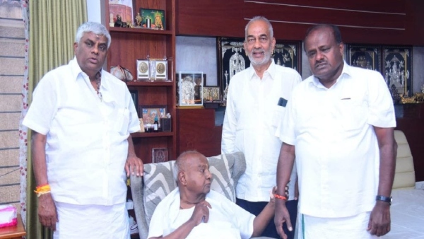 Prajwal Revanna Case Arkalgud MLA A Manju emotional post about HD Devegowda