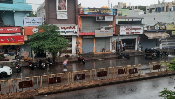 Heavy rain in across Hiriyur taluk